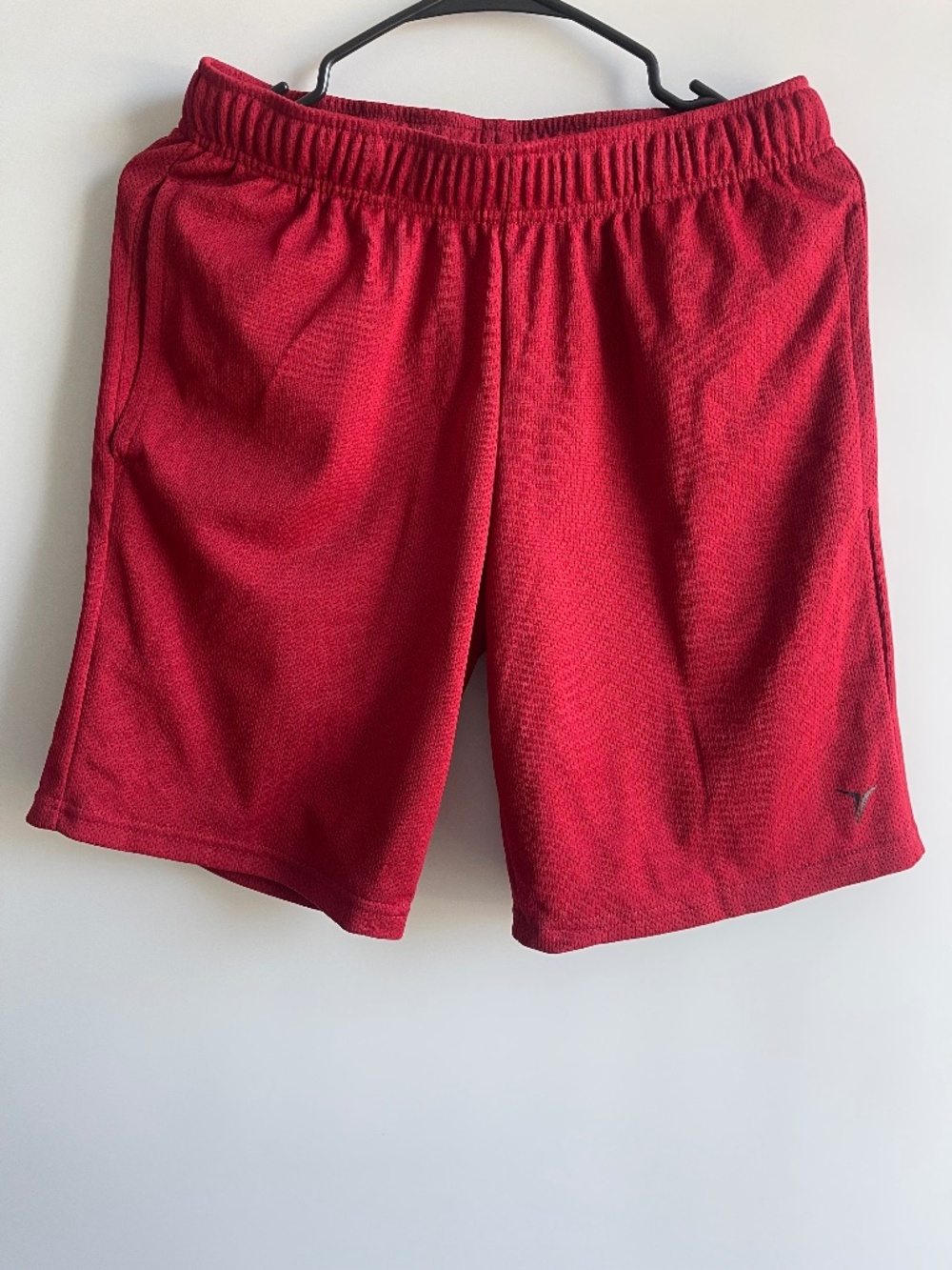 Old Navy Active Go-Dry Athletic Shorts Red Mesh Youth XS Elastic Waist Gym Sport